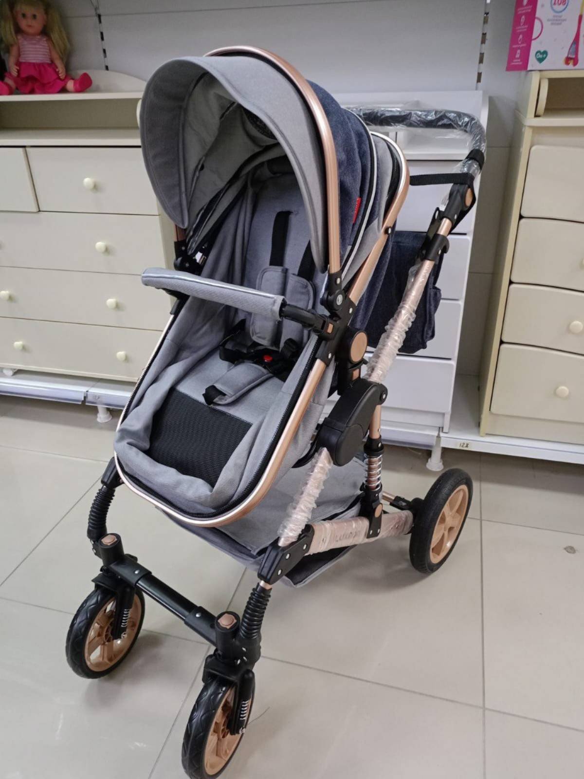 Детская коляска-трансформер 2 в 1, Geoby. Цена за 2 блока!